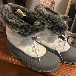 Kamik Black and Gray Winter Boots